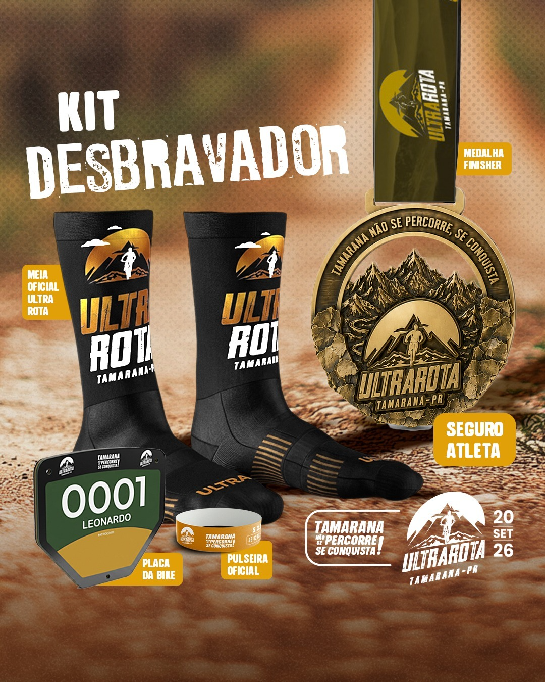 Kit Desbravador Ultra Rota Tamarana
